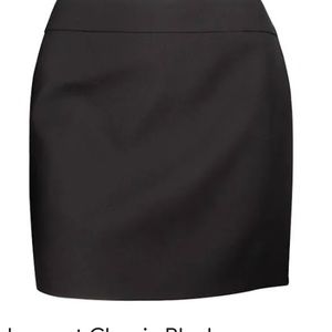 Saint Laurent Classic Black Gabardine Mini Skirt Size 38